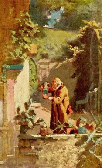 Der Herr Pfarrer als Kakteenliebhaber, Carl Spitzweg